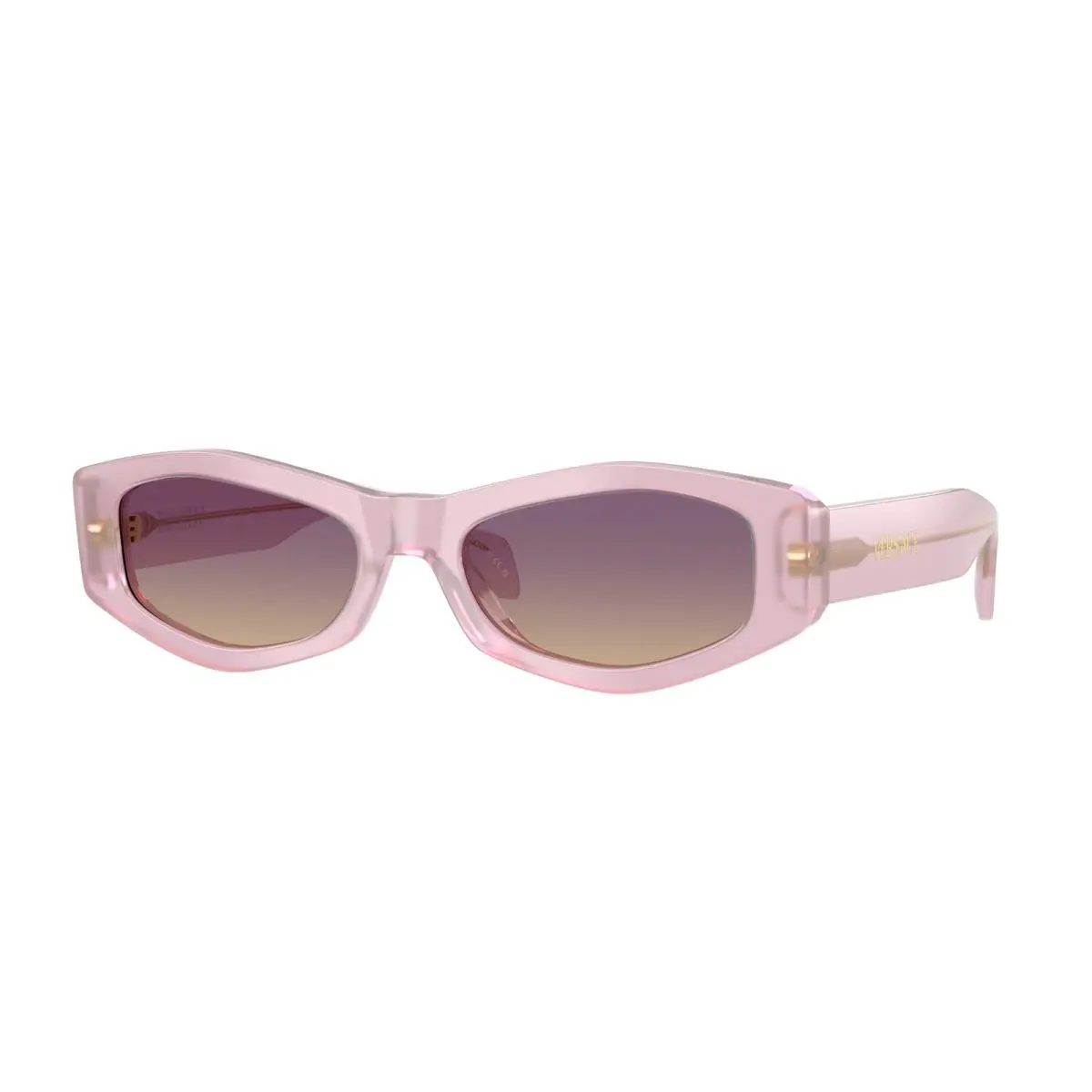 Versace Sunglasses VE4487 551370 54mm Opal Lilac / Yellow Gradient Violet Lens