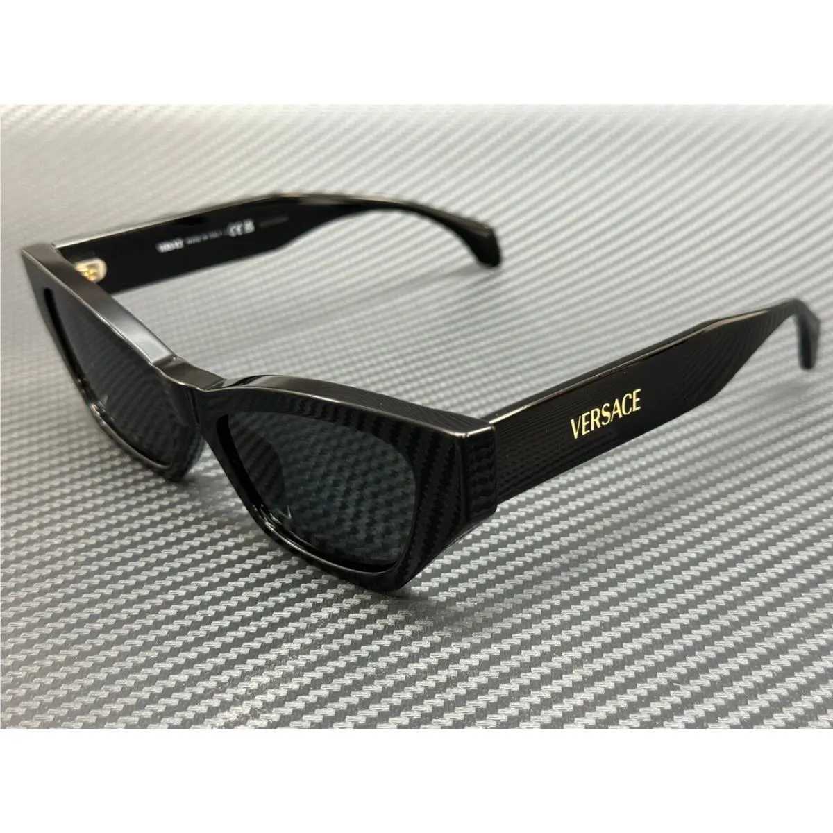 Versace VE4488U GB1 87 Black Grey Women`s 53 mm Sunglasses