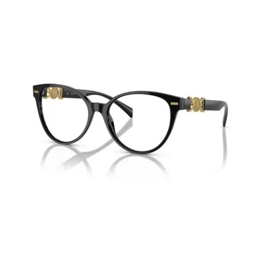 0VE3334F GB1 Black Cat Eye Women`s Eyeglasses by Versace