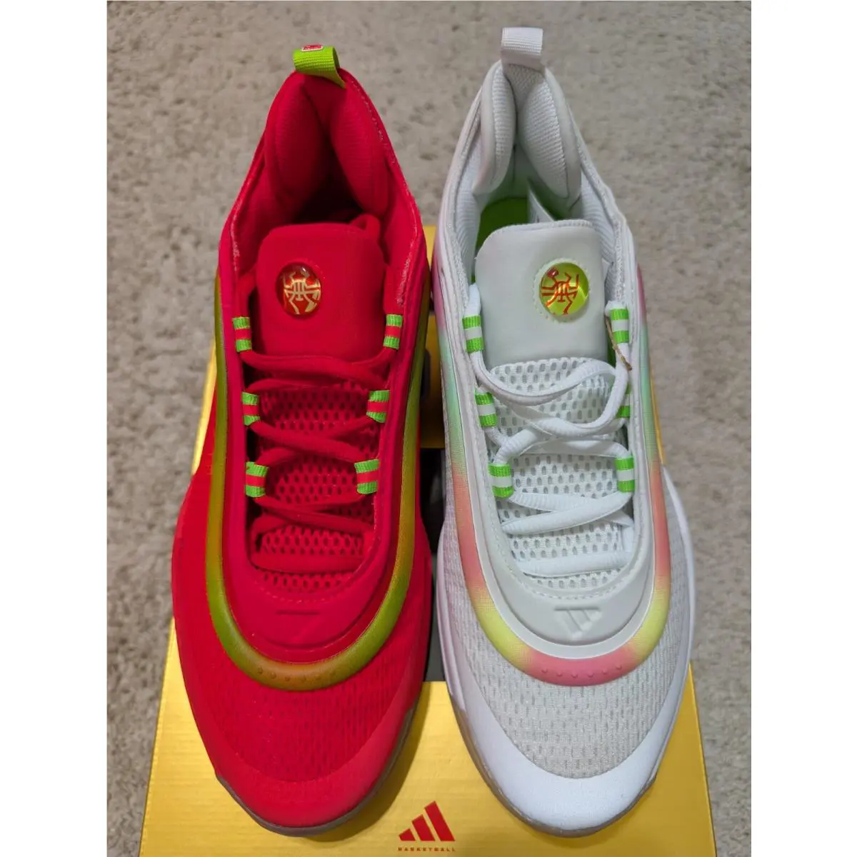 Adidas shoes - adidas D.O.N. Issue - Issue - JH7918 - White / Red 8