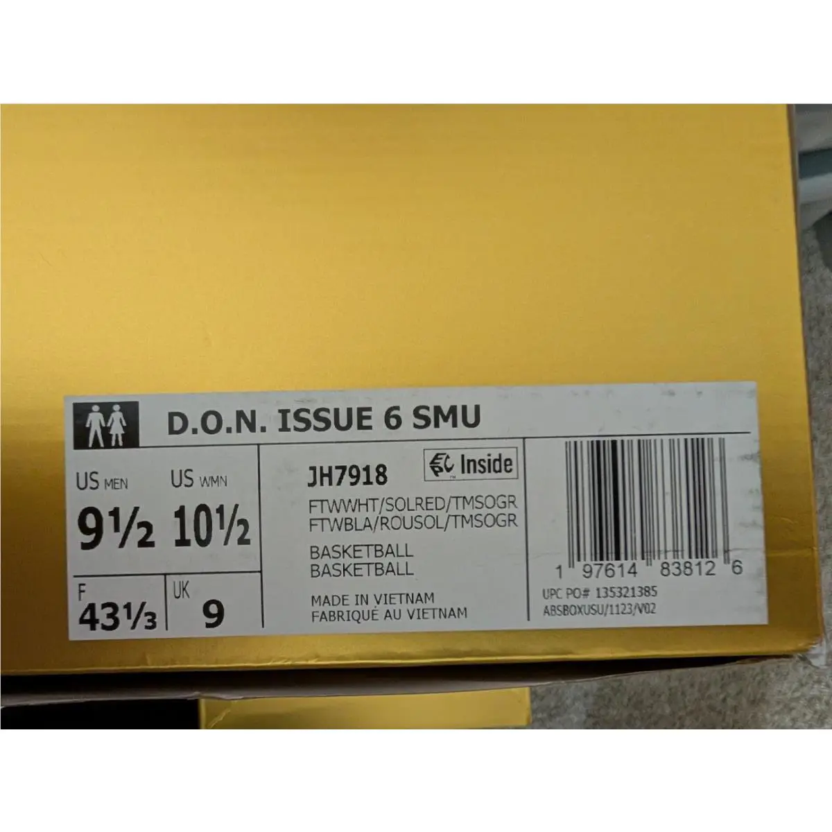 Adidas shoes - adidas D.O.N. Issue - Issue - JH7918 - White / Red 14