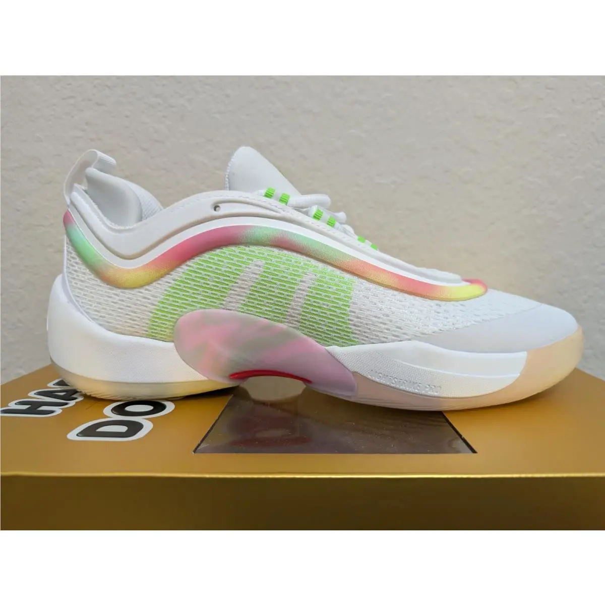 Adidas shoes - adidas D.O.N. Issue - Issue - JH7918 - White / Red 3