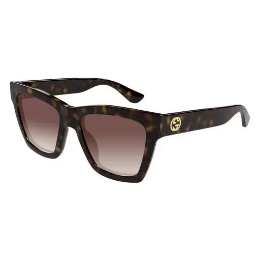 Gucci Women Sunglasses Rose Pink Brown Gradient Square GG1714S 005