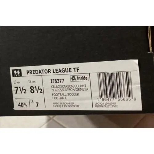 Adidas shoes - Predator 24 League - Predator League - IF6377 - Black 4