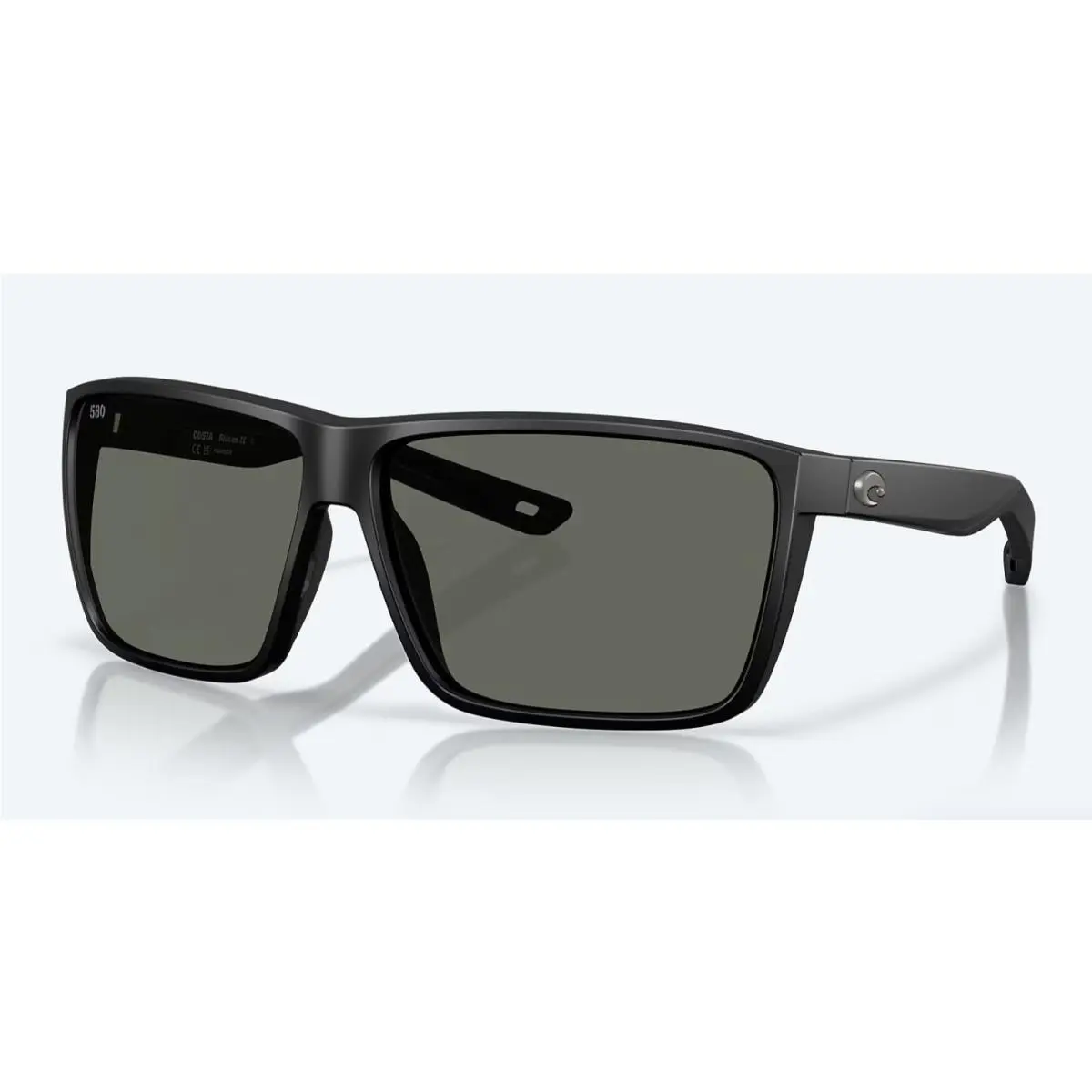 Rincon II 2 Matte Black / Gray Polarized Glass 580G by Costa Del Mar