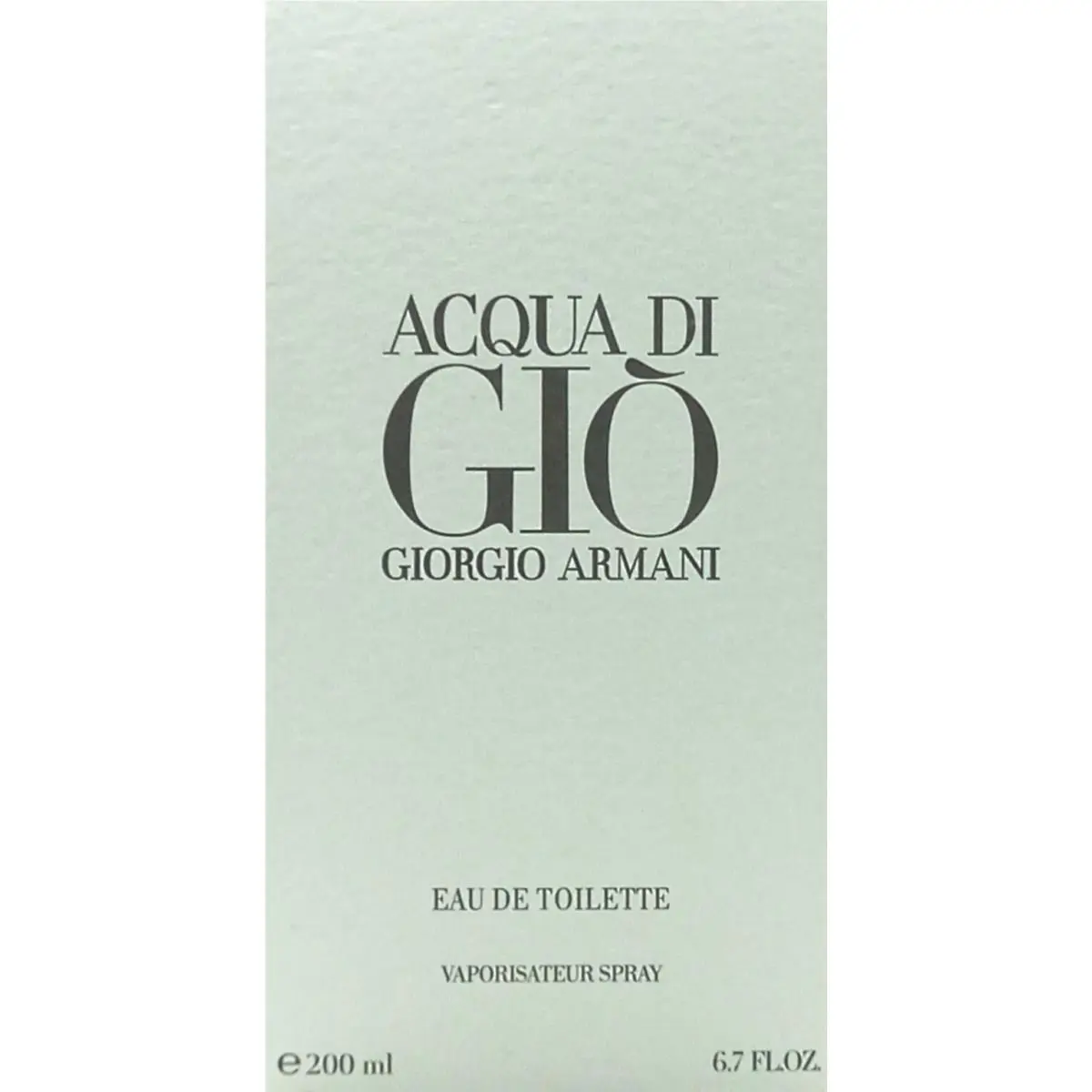 Giorgio Armani Acqua DI Gio Pour Homme Eau DE Toilette 6.7 Oz / 200 ml