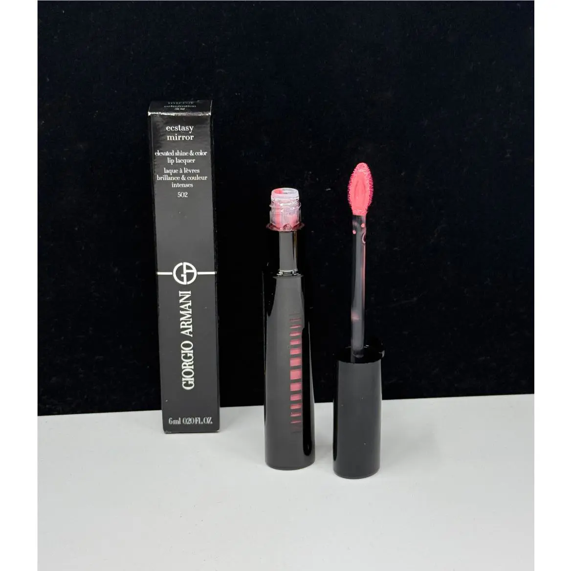 Giorgio Armani Ecstasy Mirror Lip Gloss Liquid Lipstick 6mL 502 Culmination