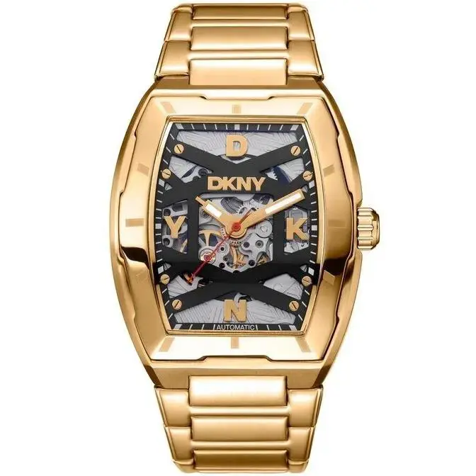 Dkny Men`s DK1G048M0095 Active Urban Automatic Gold IP Stainless Steel Watch