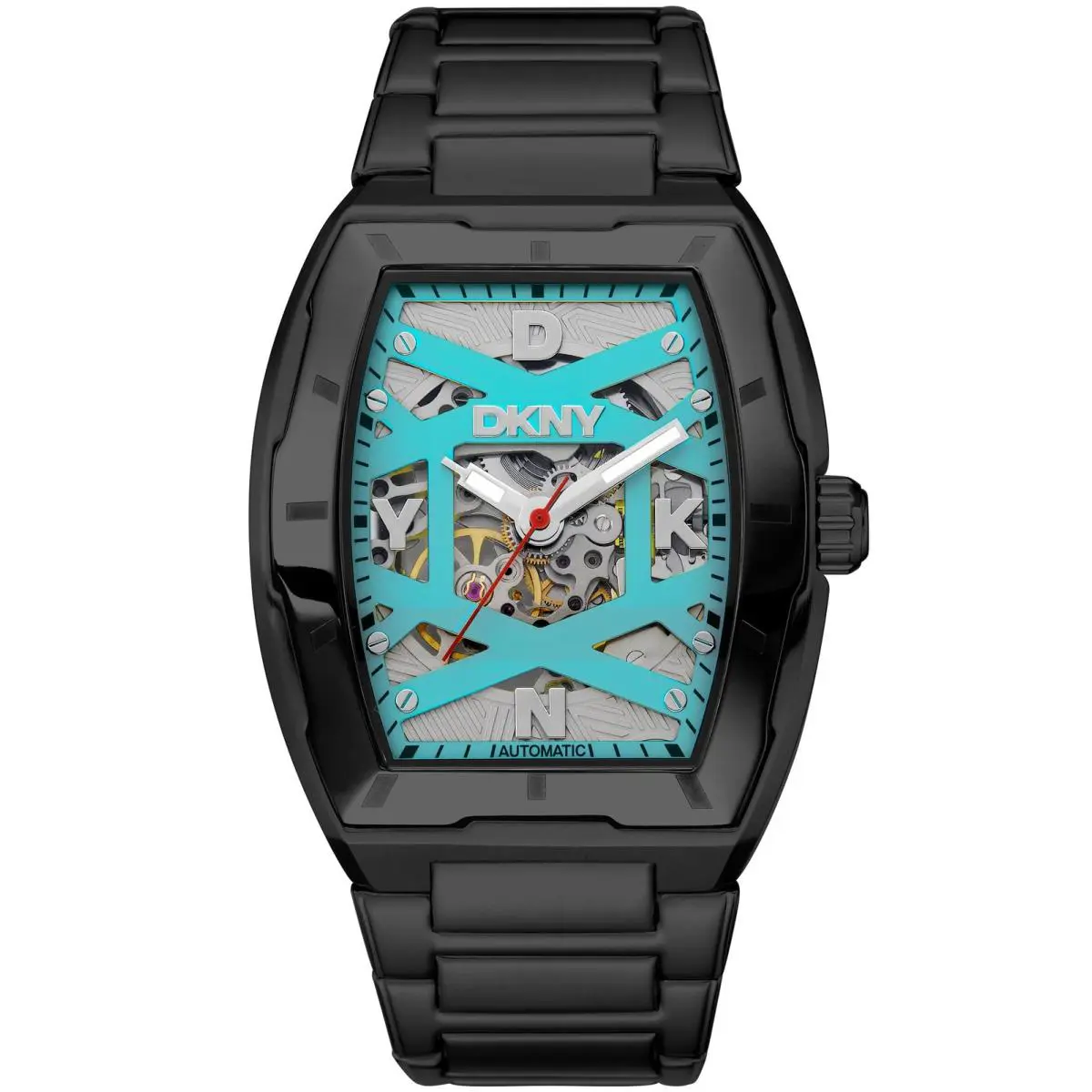 Dkny Men`s DK1G048M0105 Active Urban Automatic Black IP Stainless Steel Watch