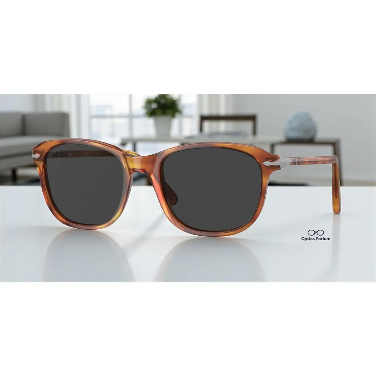 Persol PO1935S 96 48 Terra Di Siena Polar Black Polarized 53mm Unisex Sunglasses