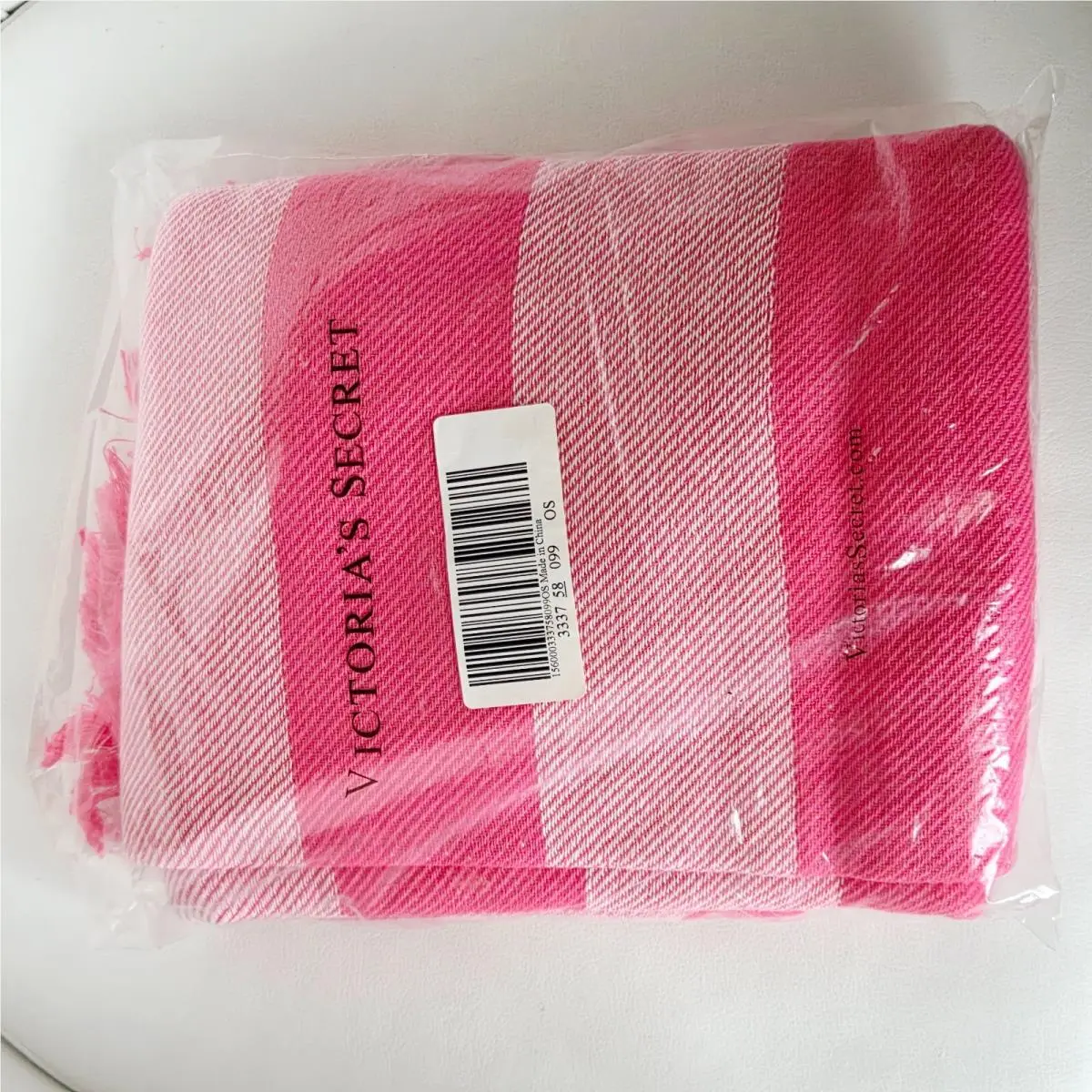 Victoria`s Secret Sherpa Blankets Wraps Beach Towels You Choose Pick Nip BEACH BLANKET TOWEL PINK RED STRIPES by Victoria's Secret