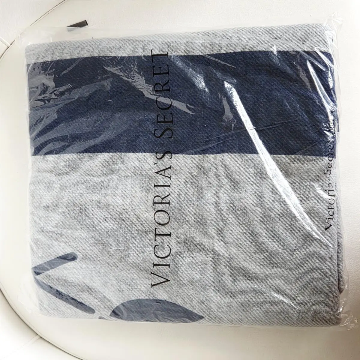 Victoria`s Secret Sherpa Blankets Wraps Beach Towels You Choose Pick Nip GRAY BLUE BLANKET BEACH TOWEL by Victoria's Secret