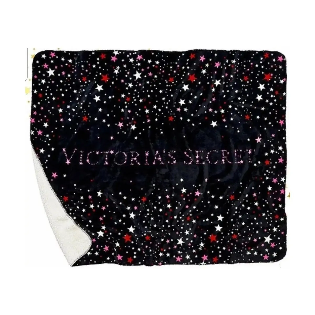 Victoria`s Secret Sherpa Blankets Wraps Beach Towels You Choose Pick Nip STAR GALAXY SHERPA BLANKET 50 ” X 60 ” by Victoria's Secret