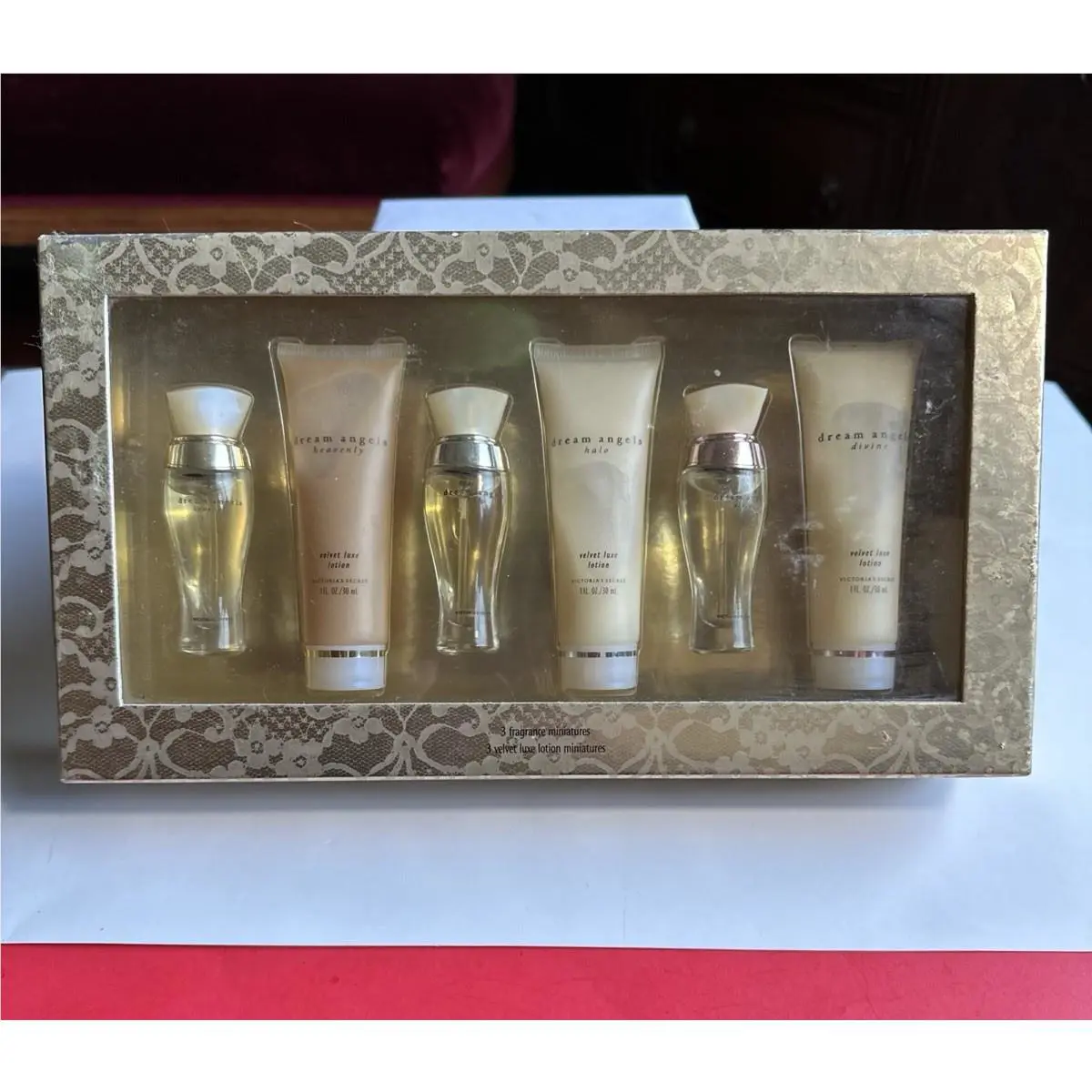Victoria Secret Dream Angels Heavenly Halo Divine Eau De Parfum .25 Lotion 1 oz by Victoria's Secret