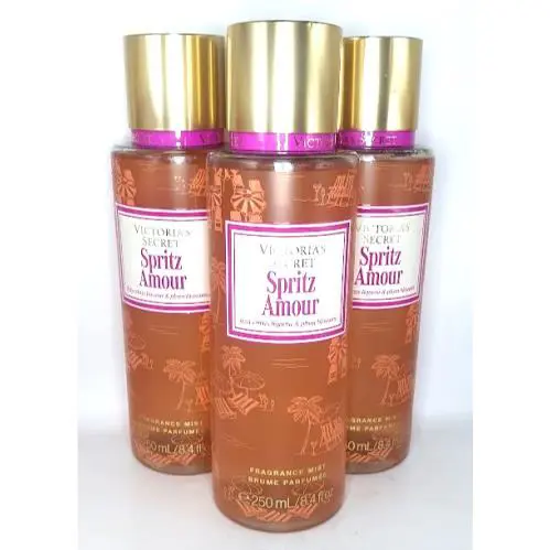 Victoria`s Secret Spritz Amour Body Mist 8.4 FL OZ Limited Edition Set OF 3