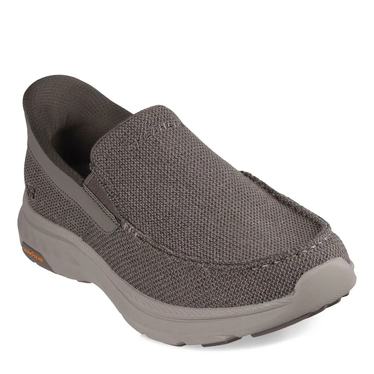 Men`s Skechers Slip-ins: Pollard - Wilfred Sneaker 205451-TPE Taupe Mesh Fabric - Taupe Mesh