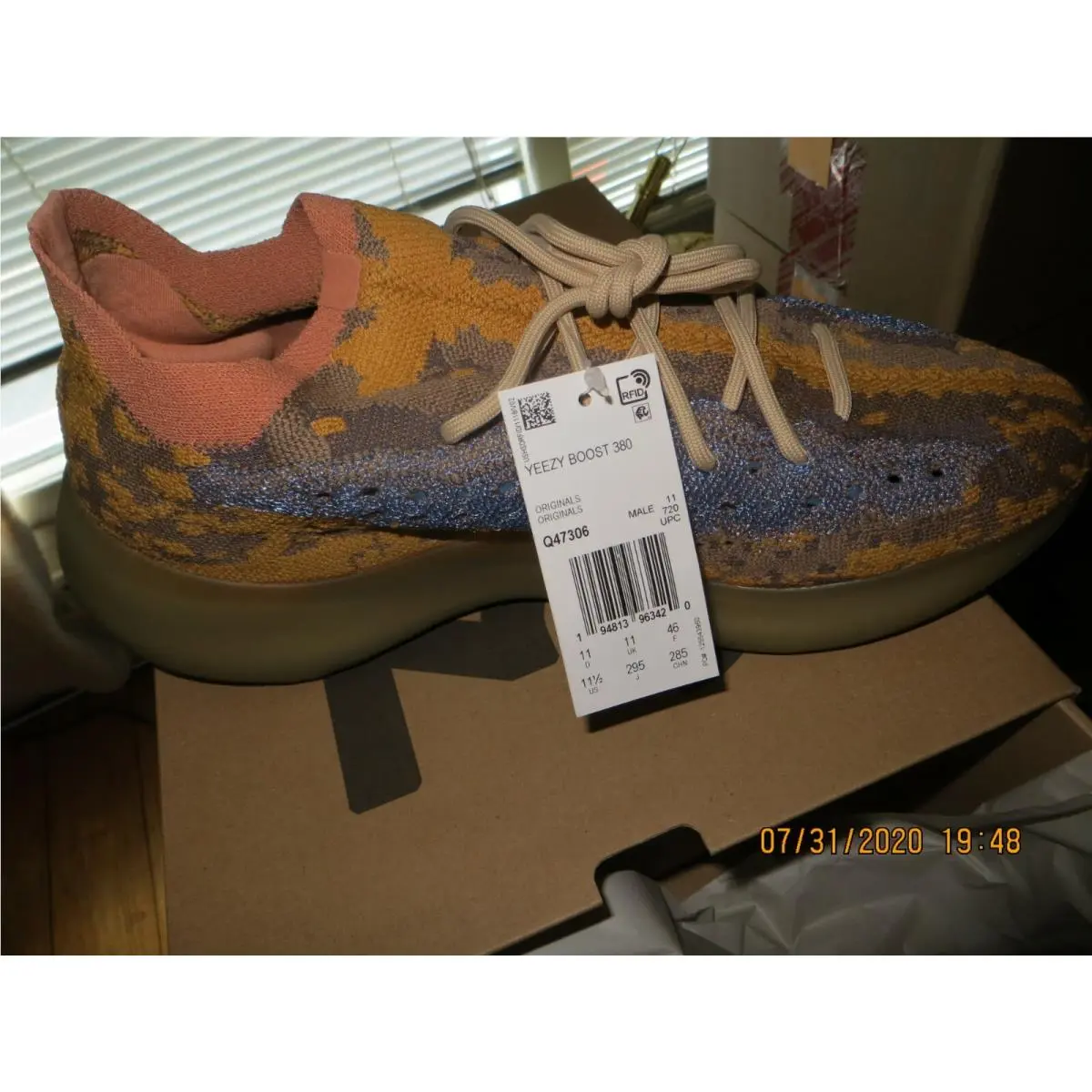 Adidas shoes - Adidas Yeezy Boost 380 - Yeezy Boost - FX5137 - Multicolor, Manufacturer: Cloud White 4