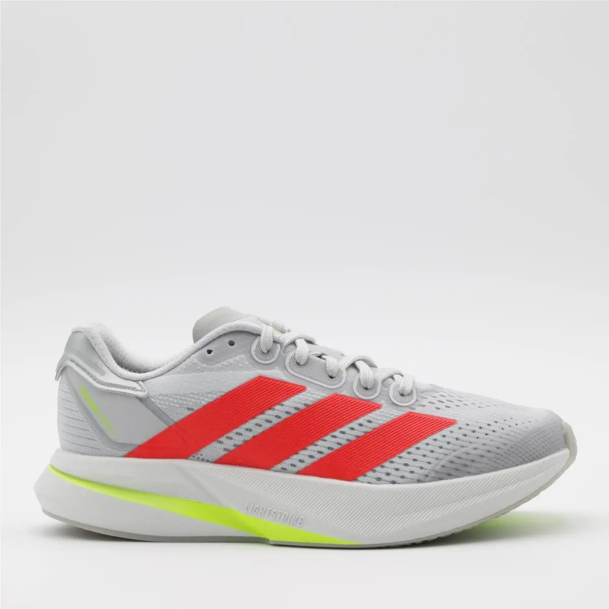 Adidas Women`s Duramo Speed 2 Breathable Mesh Wide Running Shoes Gray/red Size 8