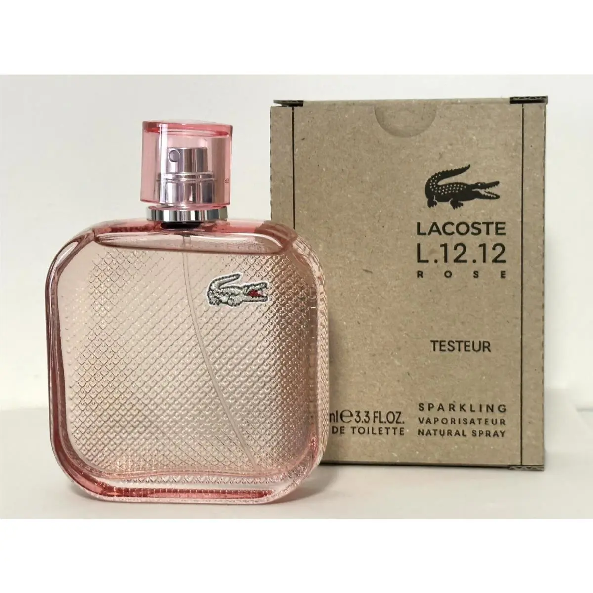 Lacoste L 12 12 Rose Sparkling Edt 3.3 Oz