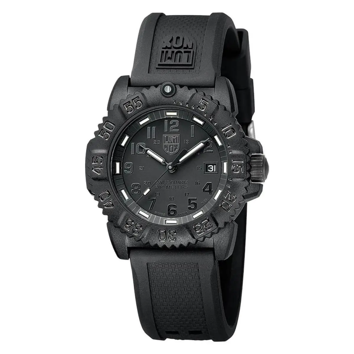 7051 Blackout Women`s Navy Seal Colormark Dive Watch by Luminox