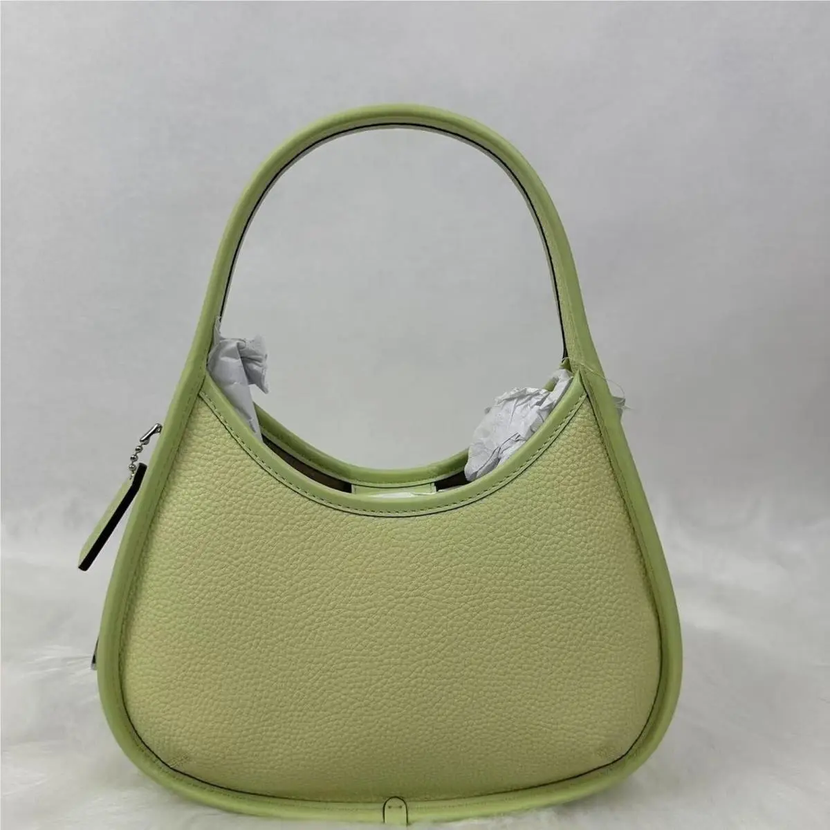 Coach Ergo Shoulder Bag In Coachtopia Leather In Pale Lime CK112