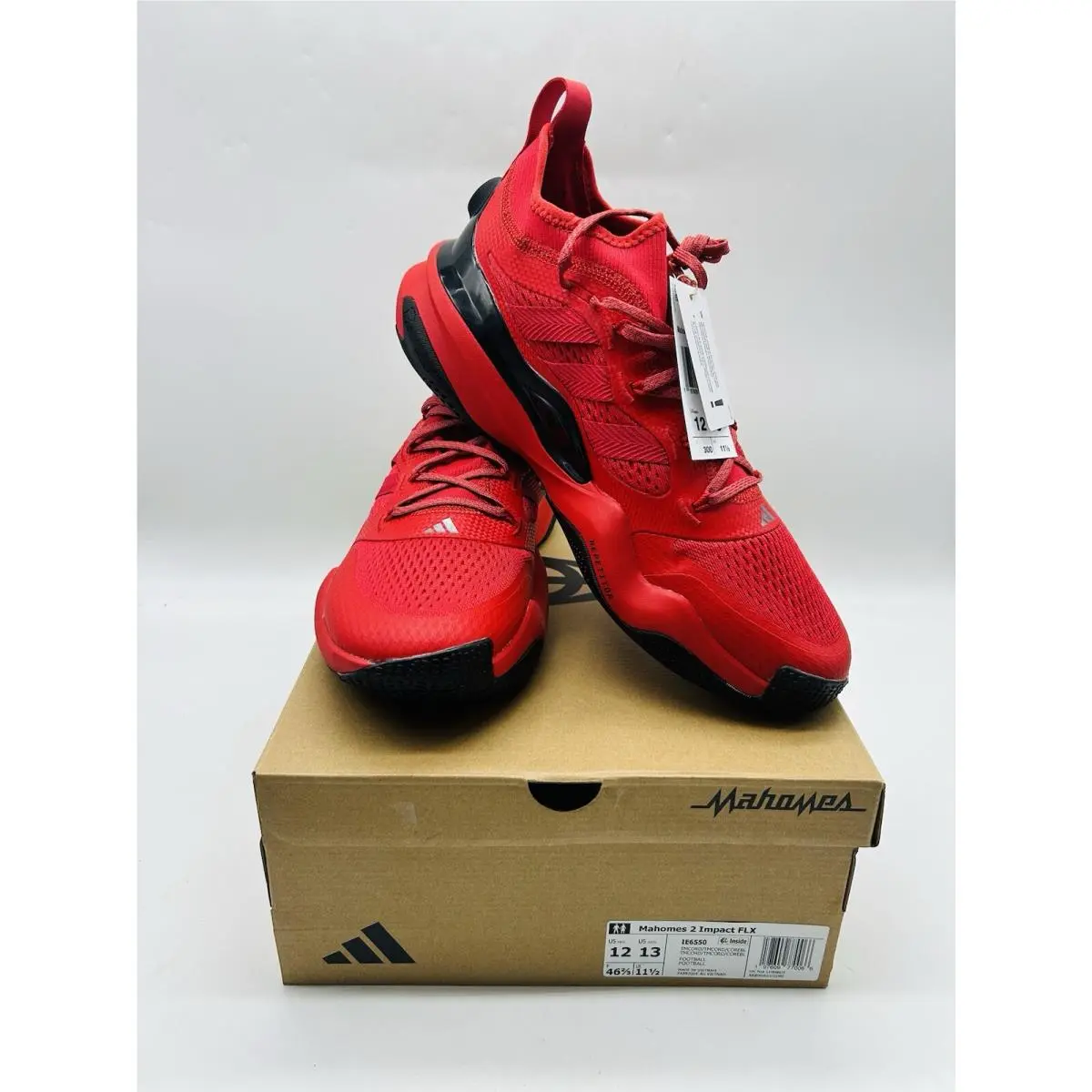 Mens Adidas Mahomes 2 Impact Flx Race Against Red Training Shoes Size US 12