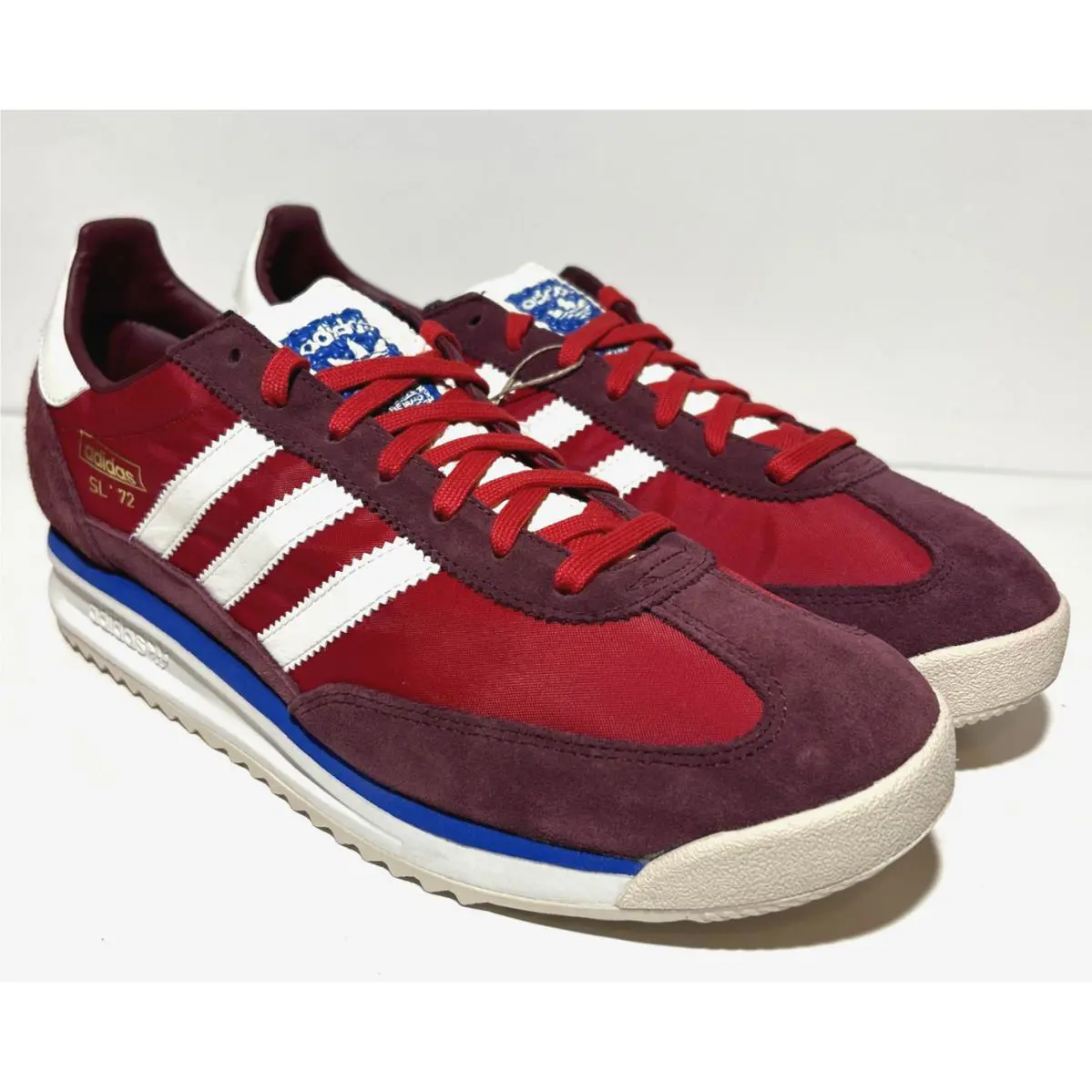 Adidas shoes - Adidas Originals SL 72 RS - Blue/Core White/Better Scarlet 1