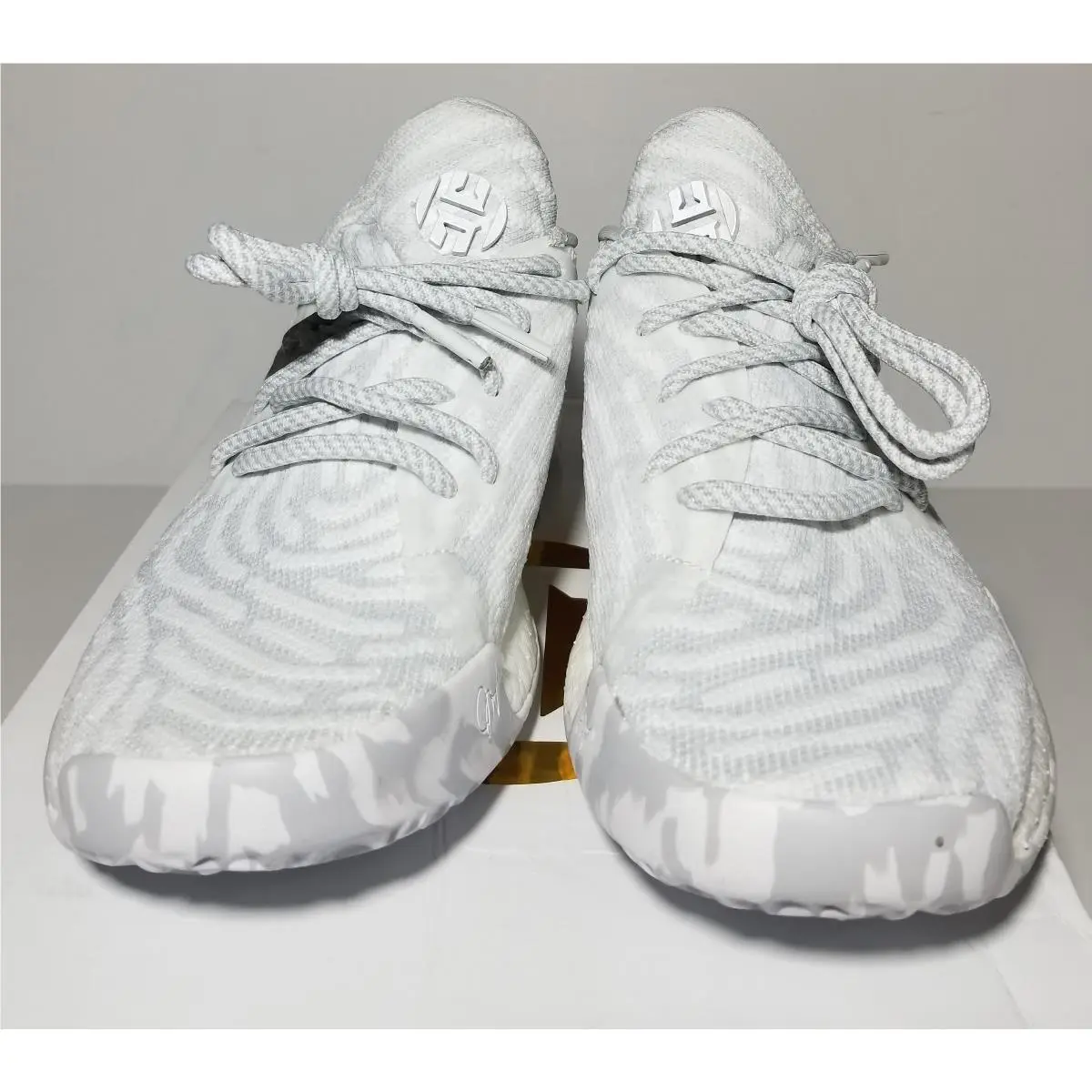 Adidas shoes - adidas Harden Vol. 1 - Harden - White/Clear Grey/Lt Solid Grey 5