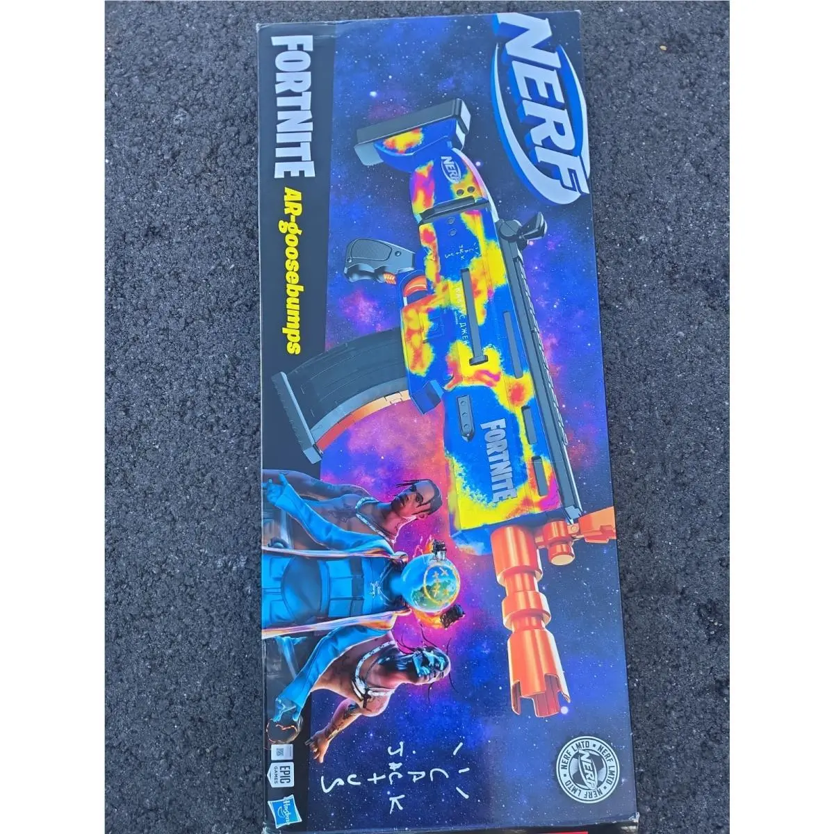 Cactus Jack Travis Scott x Fortnite x Nerf Gun Ar-goosebumps In Hand