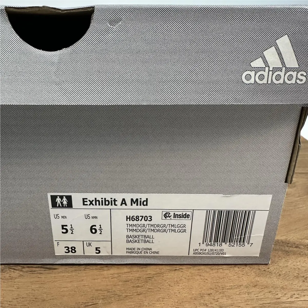 Adidas shoes - adidas Exhibit A - Exhibit - H68703 - Gray 6