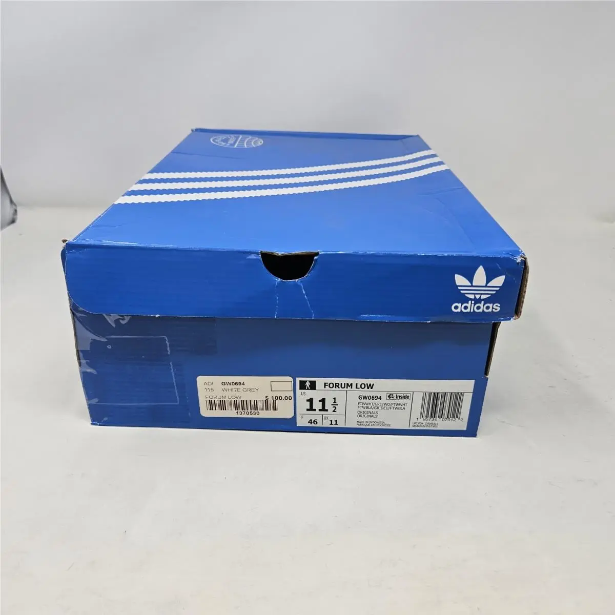 Adidas shoes - adidas Forum Low - Forum Low - GW0694 - Gray (UPC: 195734079122) 4