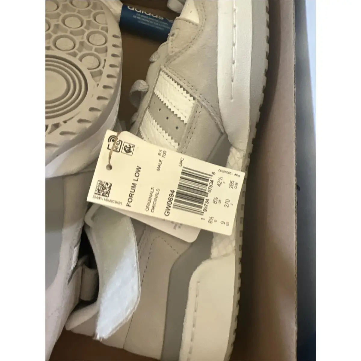 Adidas shoes - adidas Forum Low - Forum Low - GW0694 - Gray (UPC: 195734079153) 1