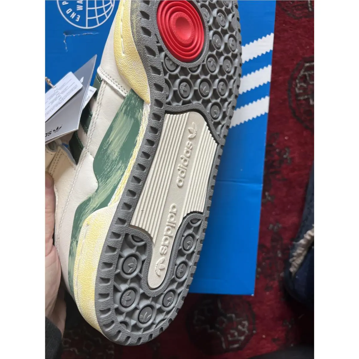 Adidas shoes - adidas Forum 84 - Forum - LSF30 - Cloud White/green 2