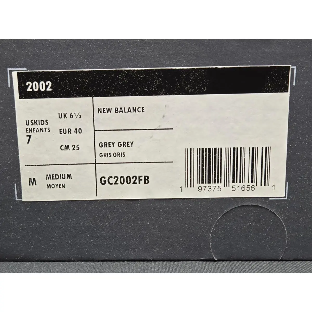 New Balance shoes - GC2002FB - GC2002FB - Gray 9