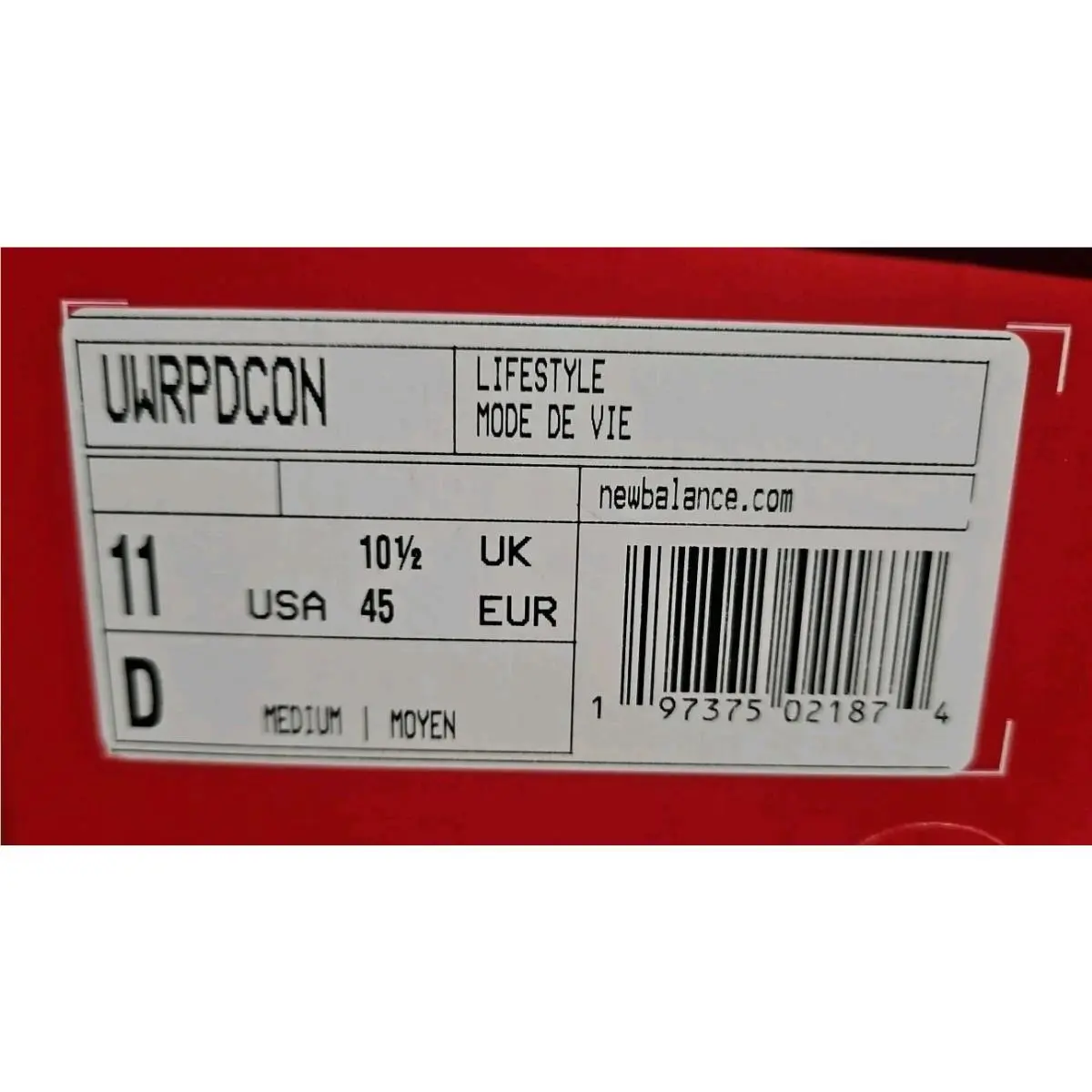 New Balance shoes - Warped - Warped - UWRPDCON - Gray (UPC: 197375021874) 8