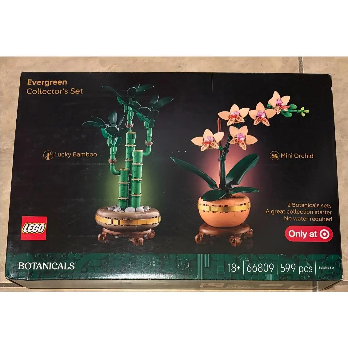 Lego Botanicals Evergreen Collectors Set 66809 599 pc Box