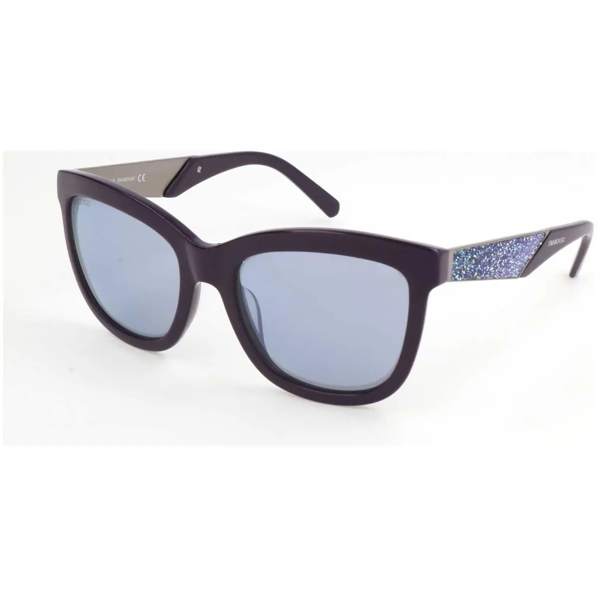 Swarovski Women`s 54 mm Shiny Violet Sunglasses SK0125-5481Z