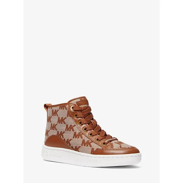 Michael Kors Shea Logo Jacquard High-top Sneaker 7.5