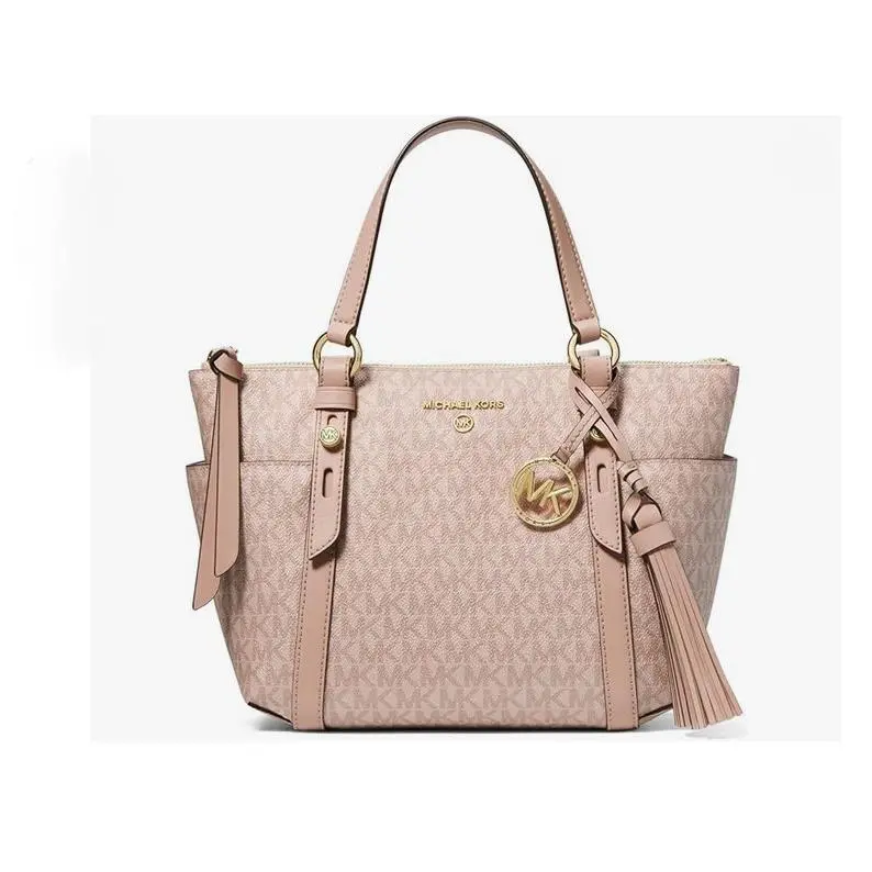 Michael Kors Sullivan Small Convertible Shoulder/satchel Metallic Ballet