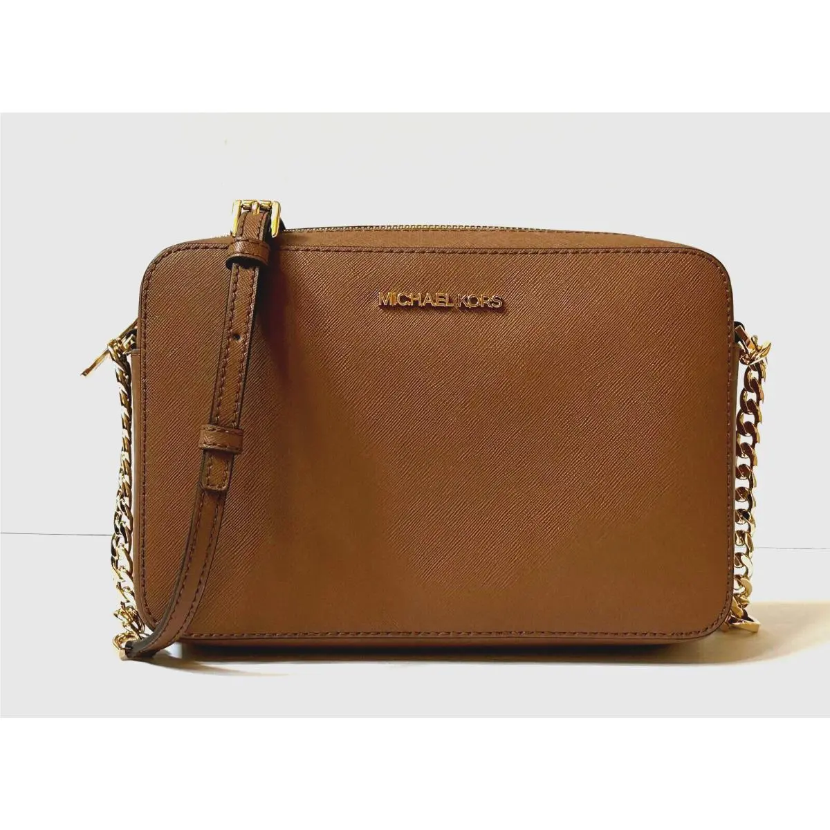 Michael Kors Jet Set Item Large East West Shoulder Crossbody Bag Luggage