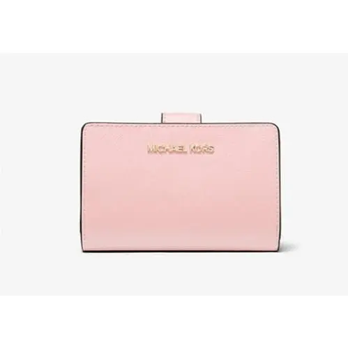 Michael Kors Powder Blush Pink Medium Saffiano Leather Wallet-msrp
