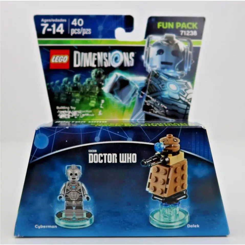 Lego Dimensions Doctor Who Dalek Cyberman Fun Pack 71238 Exact Item