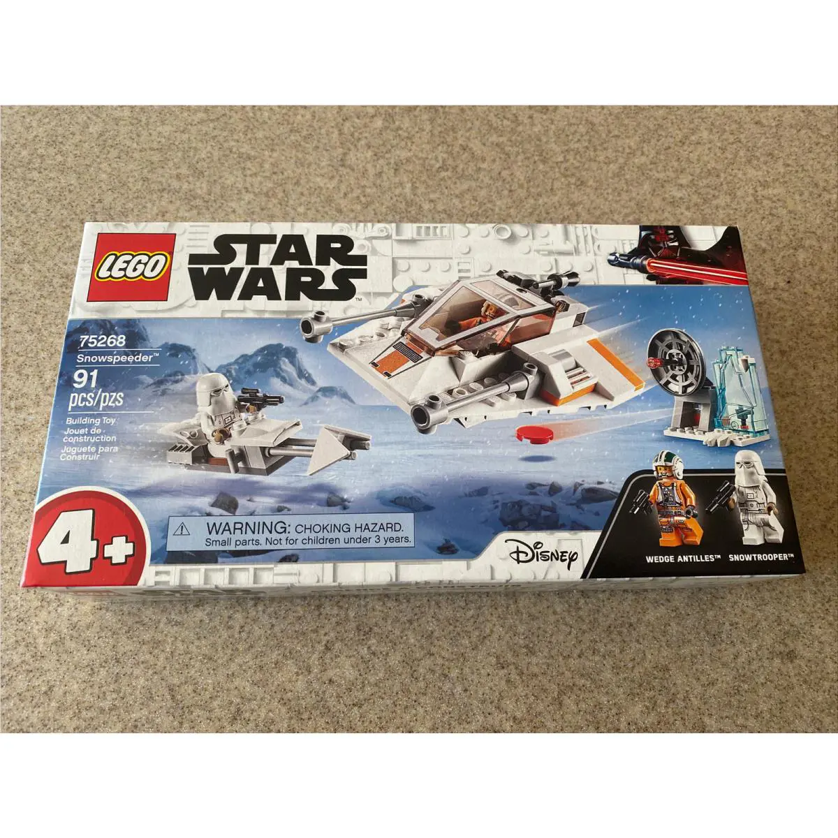 Lego Star Wars Jrs Set 75268 Hoth Echo Base Snowspeeder Speeder Bike Esb