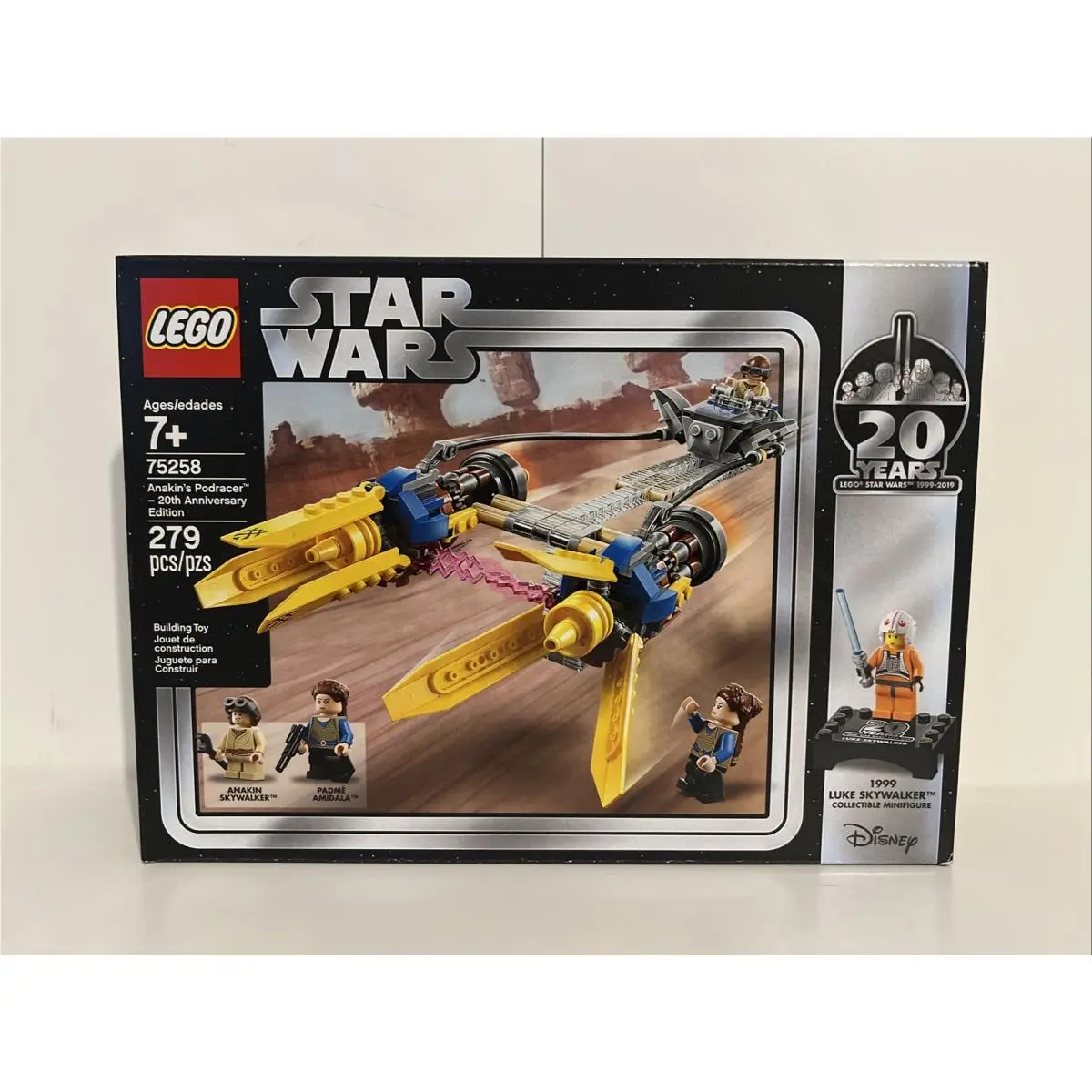 Lego Star Wars 75258 Anakin’s Podracer 20th Anniversary Edition Luke