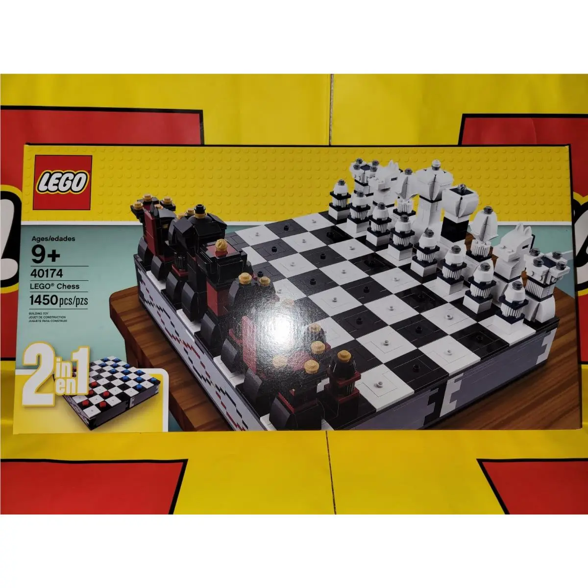 Lego 40174 Iconic 2 in 1 Chess Checkers Set Lego Store Exclusive