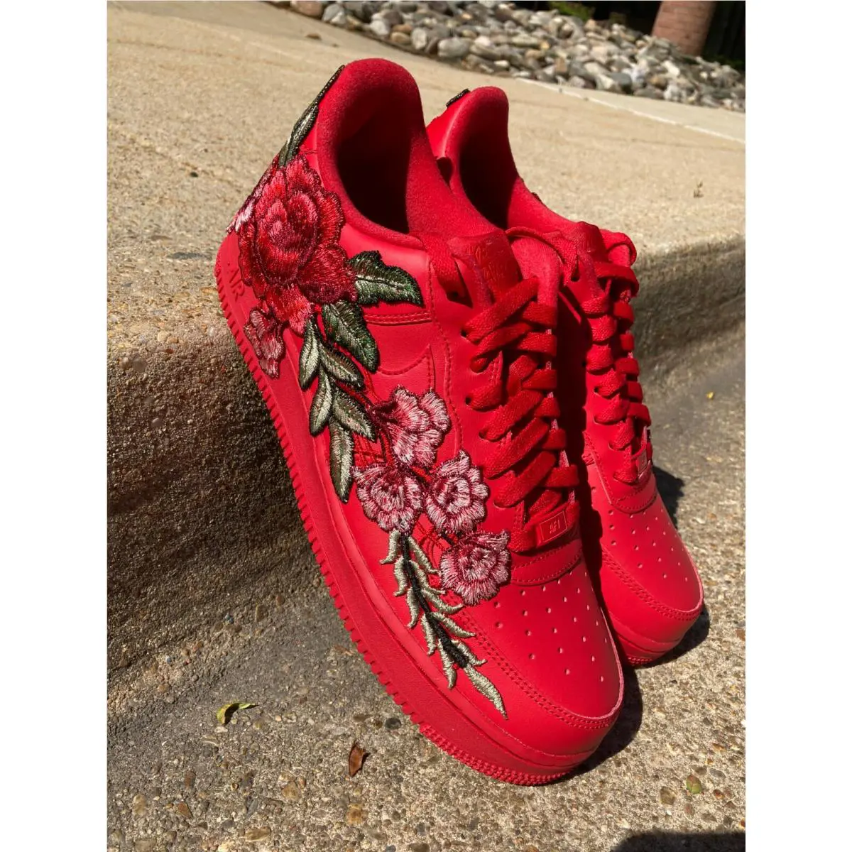 Nike shoes - Nike Air Force 1 - Air Force - CW2288-111 - Red, Manufacturer: Red 5