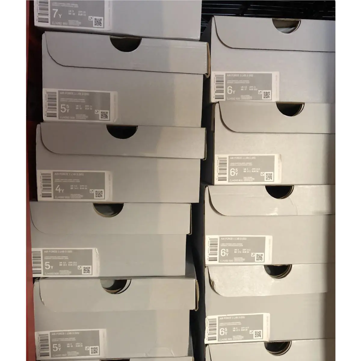 Nike shoes - Nike Air Force 1 - Air Force - CJ4092-600 - Red 4