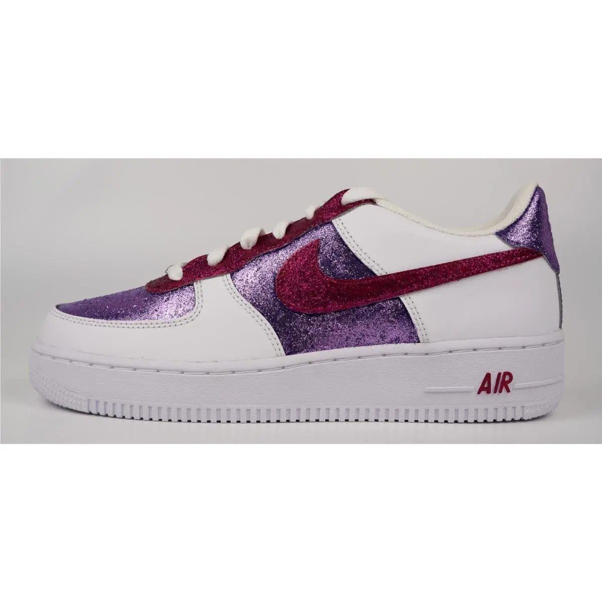 Nike shoes - Nike Air Force 1 - Air Force - DD8959-100 - White, Two Tone: Glitter Purple Magenta Pink 2