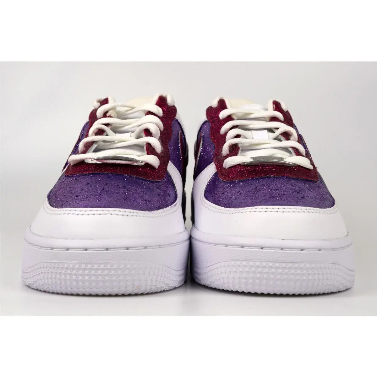 Nike shoes - Nike Air Force 1 - Air Force - DD8959-100 - White, Two Tone: Glitter Purple Magenta Pink 4