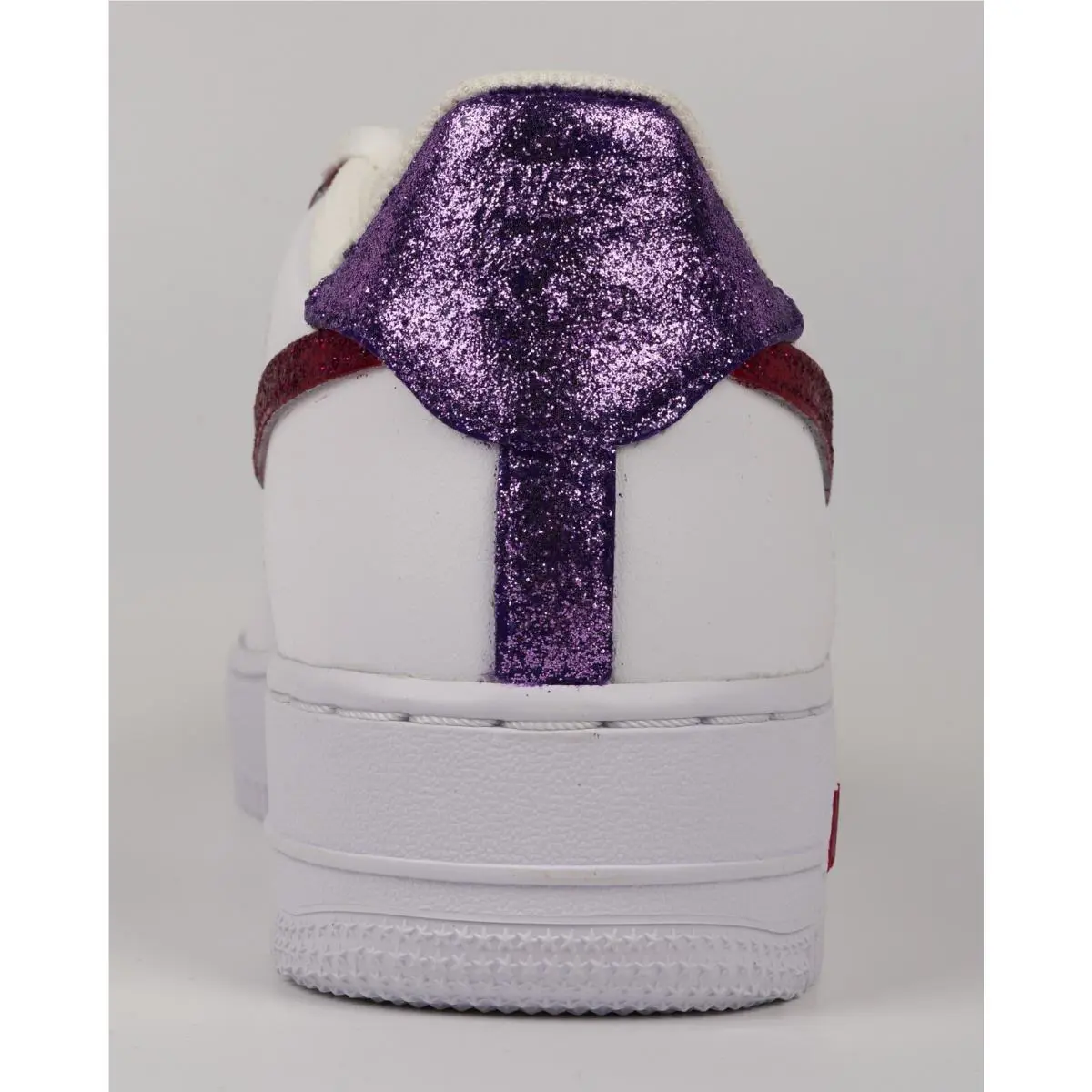 Nike shoes - Nike Air Force 1 - Air Force - DD8959-100 - White, Two Tone: Glitter Purple Magenta Pink 6